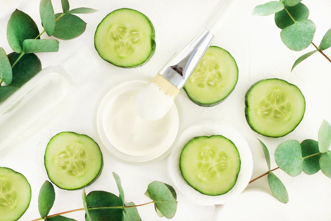 cucumbers ọhụrụ maka rejuvenation